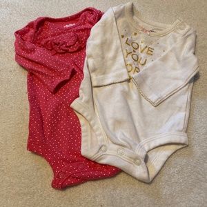 Baby Girl Long Sleeve Onesie